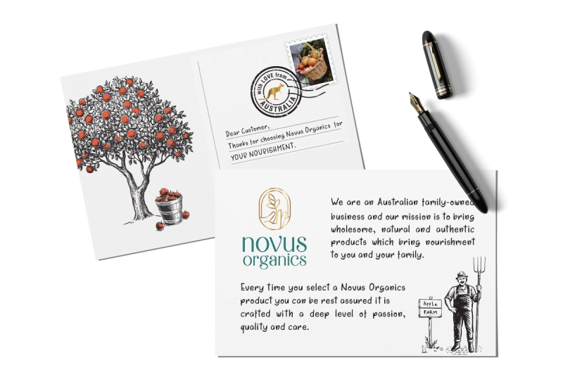 Novus Organics – Branding an Australian Wellness Startup(Sustainable Packaging) - 6 Almond Branding Top Branding Agency India Best Design Agency Mumbai Novus Organics Wellness Startup Branding Best Packaging Design Logo Design 1020×800