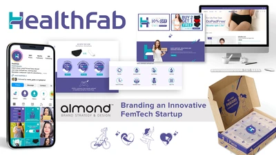 Healthfab Partners with Almond Branding to transform visual identity
