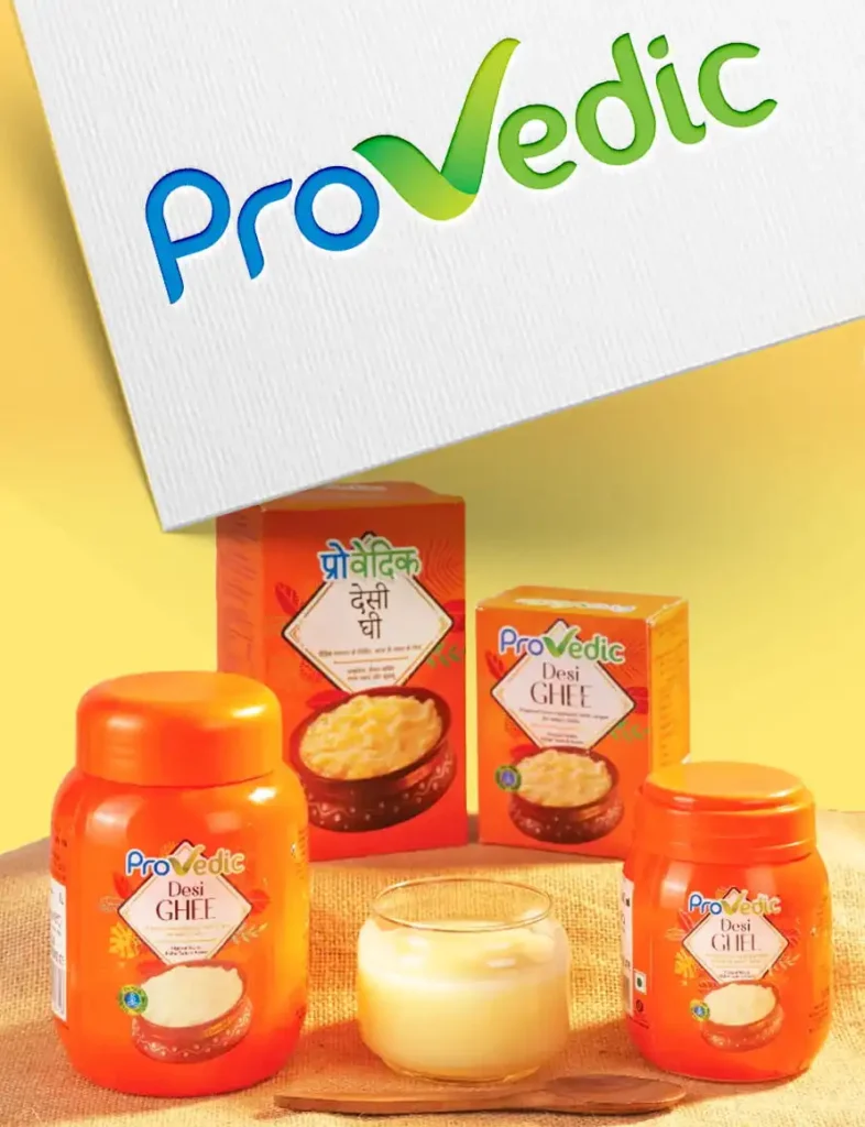ProVedic Ghee Branding + Pack Design