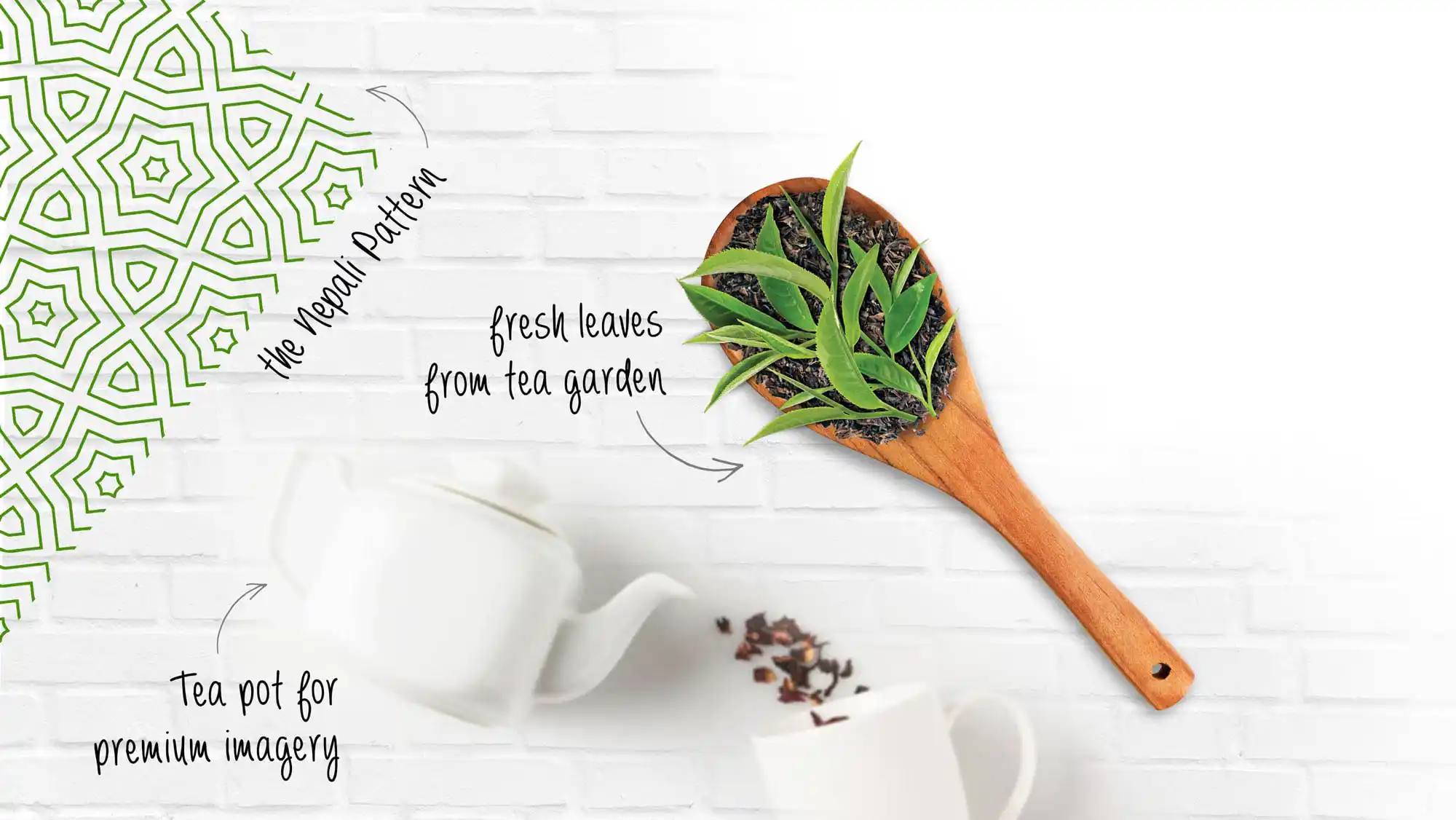 Tokla Green Tea - Almond Branding Top Global Design Agency Mumbai Nepal Tokla Green Tea Premium Packaging Design