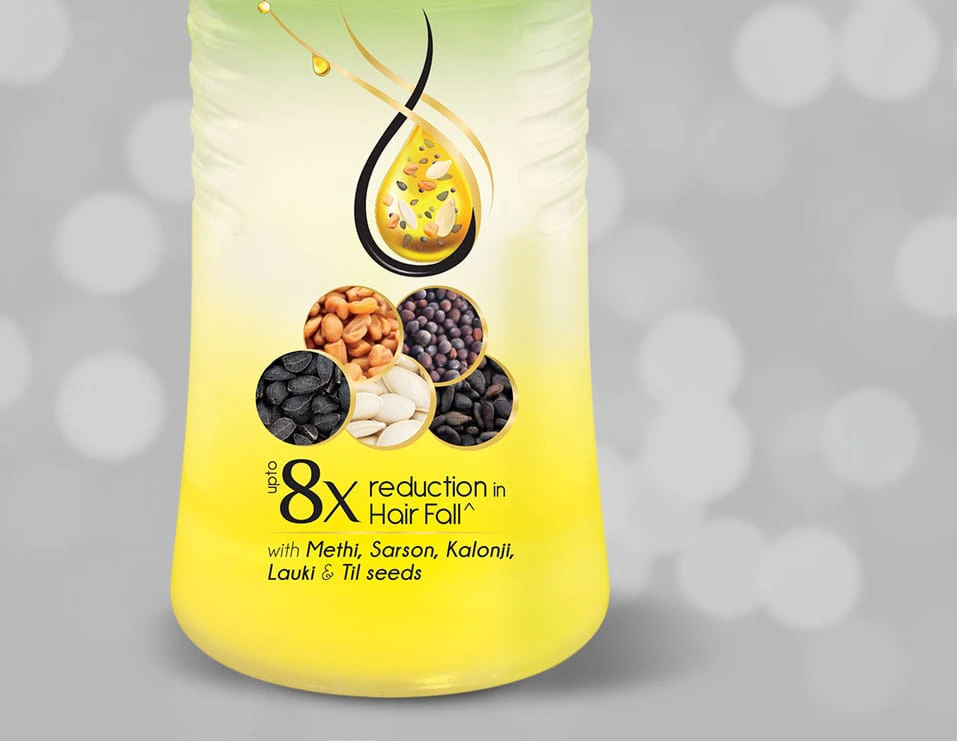 Nihar Extra Care Hairfall Control Oil - Almond Branding Top Packaging Design Agency Mumbai Marico Nihar Naturals Extra Care Seed Oil