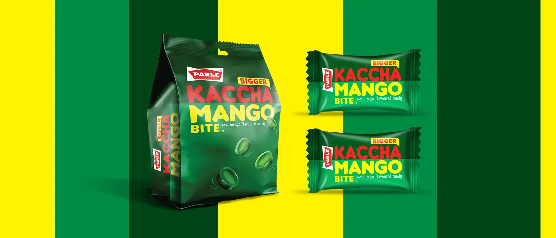 Parle Kaccha Mango Bite packaging Revamp - Image