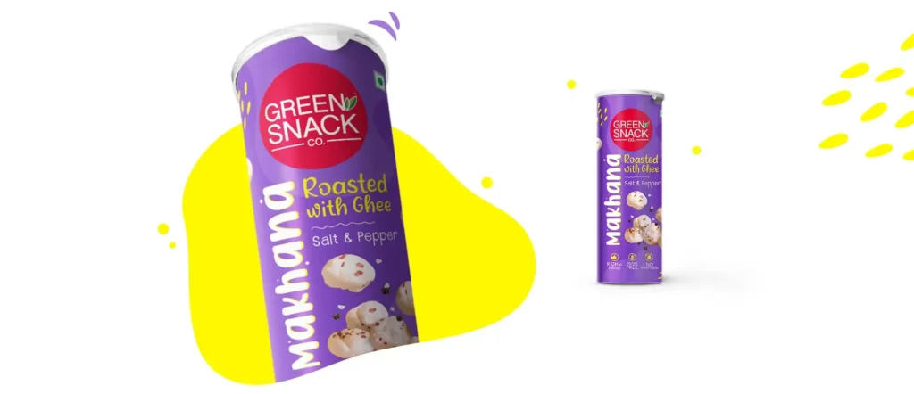Makhana Packaging Design | Green Snack Co. - Image (4)
