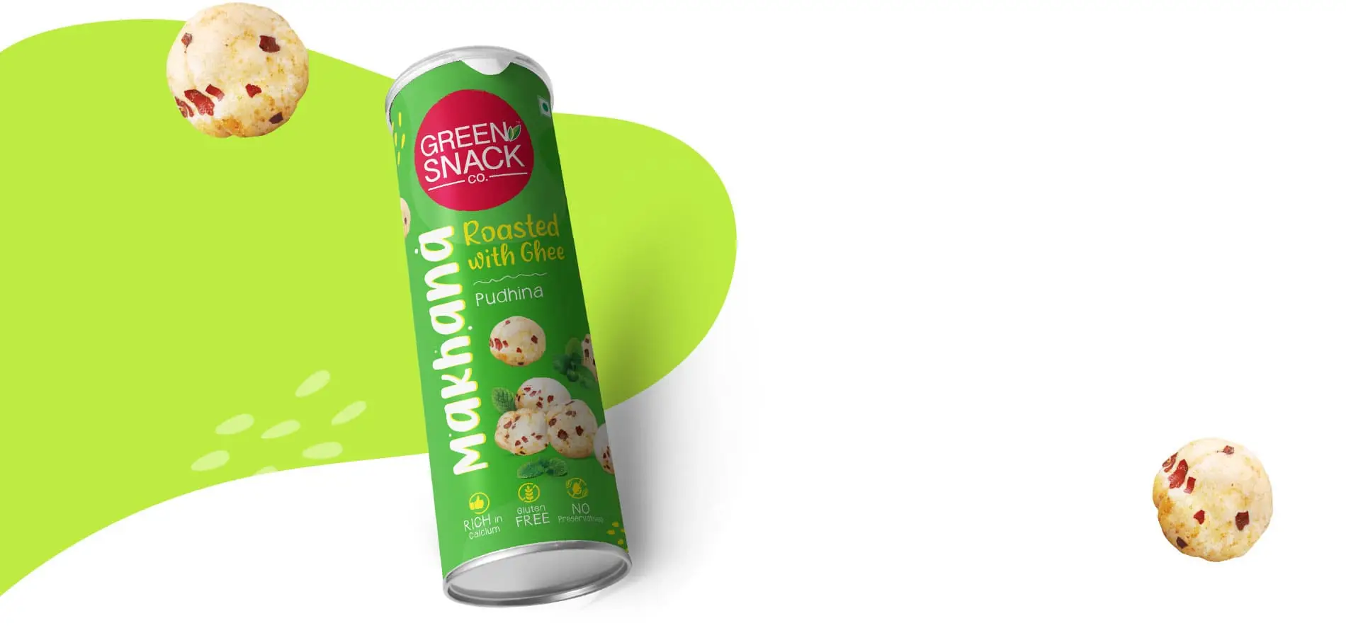Makhana Packaging Design | Green Snack Co. - Image (5)
