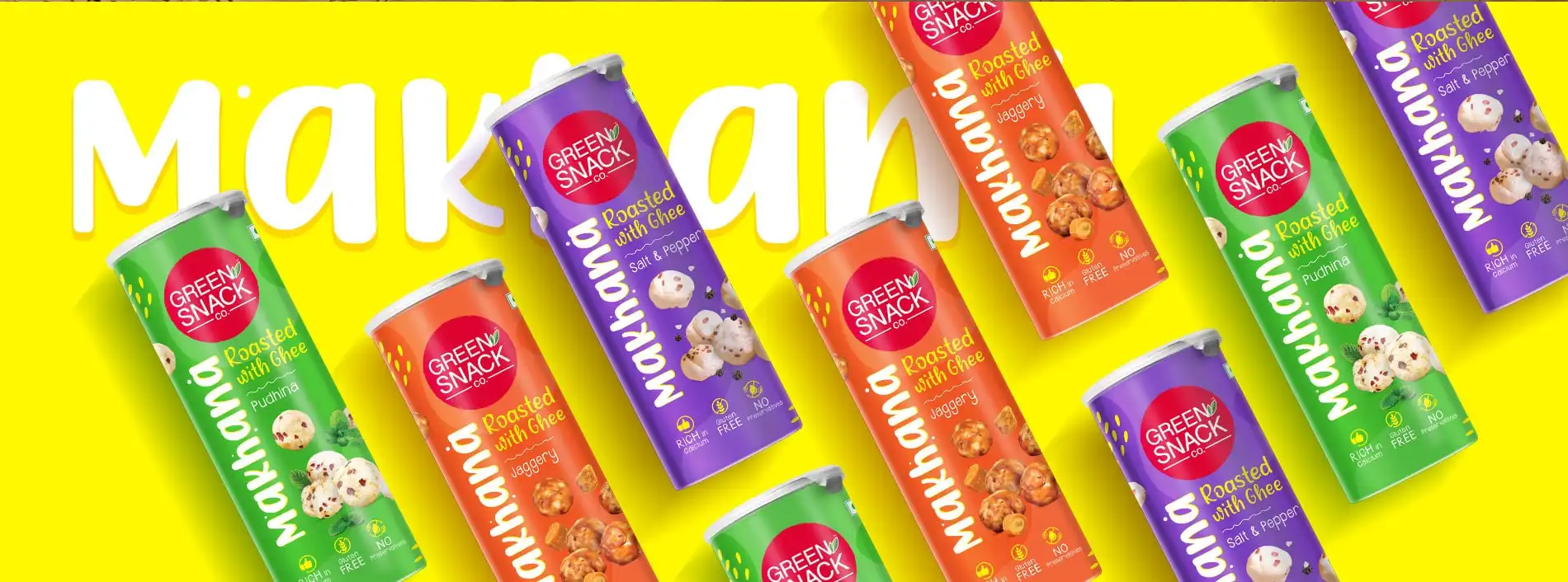 Makhana Packaging Design | Green Snack Co. - Image (7)