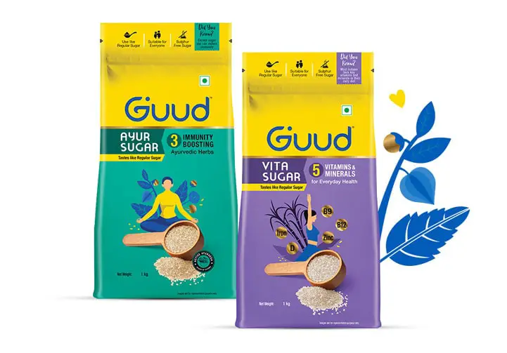 GUUD – Revolutionizing Wellness with Thoughtful Packaging Design - 9 Almond Branding Best Branding Agency India Top Design Agency Mumbai Guud Best Startup Branding Best Packaging Design Adaptation