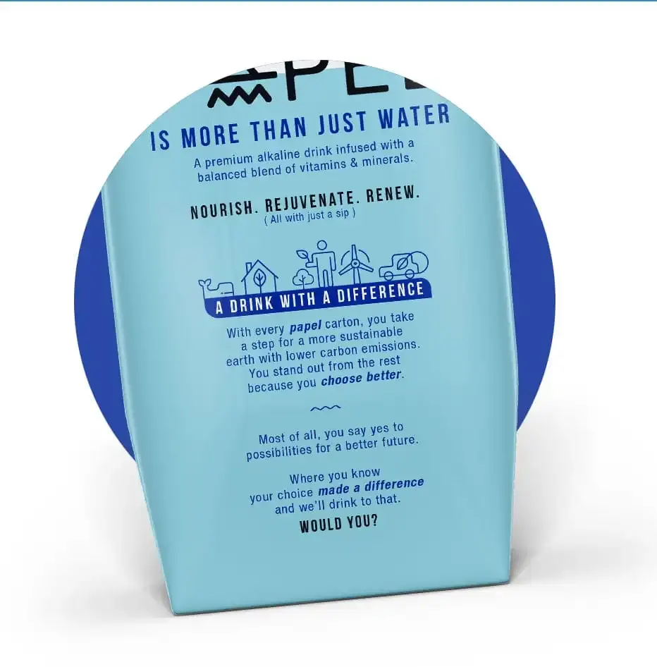 Papel – India’s First Sustainable Water Packaging - Almond Branding Top Branding Agency India Best Pac (8)
