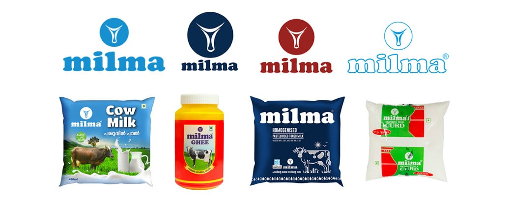 MILMA – Repositioning Kerala’s iconic dairy brand - Almond Branding Top Branding Agency India Best Packaging Design Agency Mumbai MILMA Inconsistent Branding
