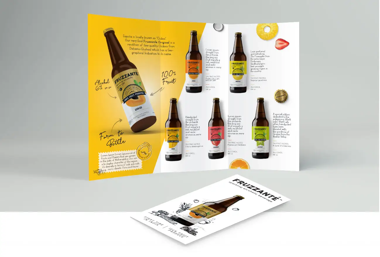 Fruzzante Alcohol Packaging Design - Lmond Branding Top Branding Agency India Best Packaging Design Agency Mumbai Startup Branding Fruzzante Alcohol Packaging Design Expert 12