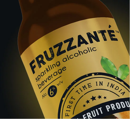 Fruzzante Alcohol Packaging Design - Lmond Branding Top Branding Agency India Best Packaging Design Agency Mumbai Startup Branding Fruzzante Alcohol Packaging Design Expert 2